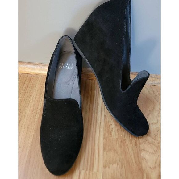 Stuart Weitzman NIB Arise Suede Wedge 6 - Picture 1 of 8